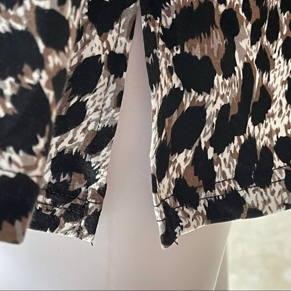 Mario Serrani Women’s Crew Neck Long Sleeve Top Leopard size XXL - Picture 7 of 11